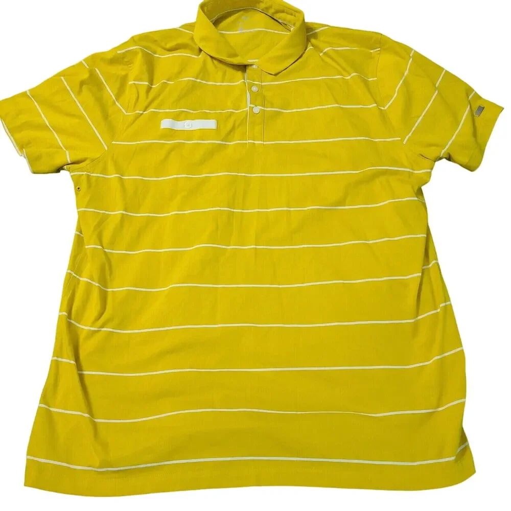 Nike Dri Fit Mens Polo Multicolor Size XL 100% Polyester Short Sleeve Pullover